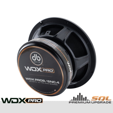 DB Drive WDXPRO8/6NC.4 : 6.5" Neo-Charged PRO Audio Midbass (1 Pair)