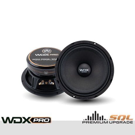 DB Drive WDXPRO8/6NC.4 : 6.5" Neo-Charged PRO Audio Midbass (1 Pair)