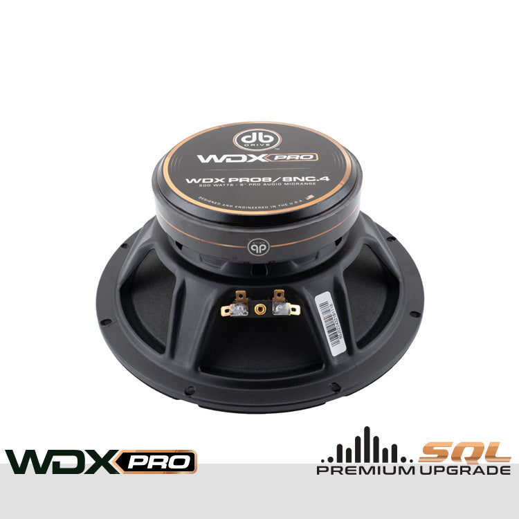 DB Drive WDXPRO8/8NC.4 : 8" Neo-Charged PRO Audio Midbass (1 Pair)