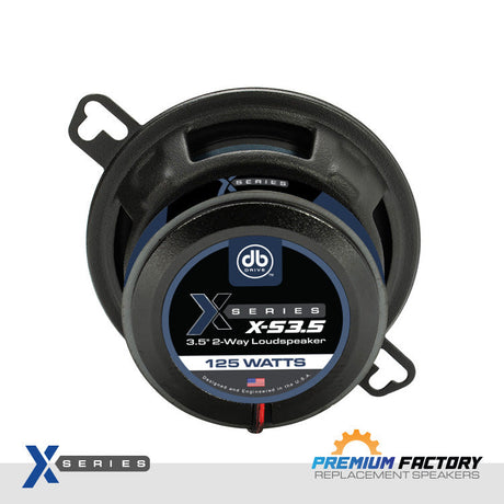 DB Drive X-S3.5 : 3.5" 2-way Loudspeaker (1 Pair)