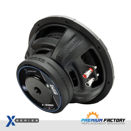 DB Drive X-W10D4 : 10" Dual 4-Ohm Subwoofer