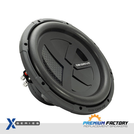 DB Drive X-W12D4 : 12" Dual 4-Ohm Subwoofer