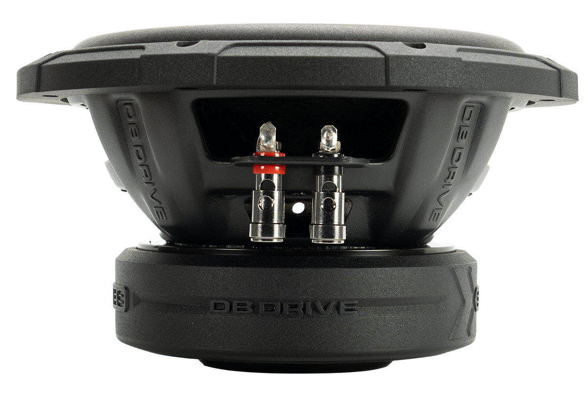 DB Drive PRO-KSUB2000 : 2-Dual 8” 4Ohm Subwoofers (X-W8D4), 1-Mono Amp (PRO1000.1D),1- 4Ga Amp Kit (XRK4MANL)