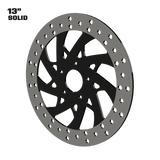 XR9 13" Solid Rotor in Black
