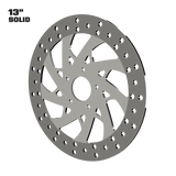 XR9 13" Solid Rotor in Polished