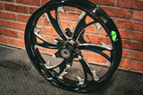 21X3.25" BLACK DOUBLE CUT DIRTY HKR (2014-2023 HD TOURING)
