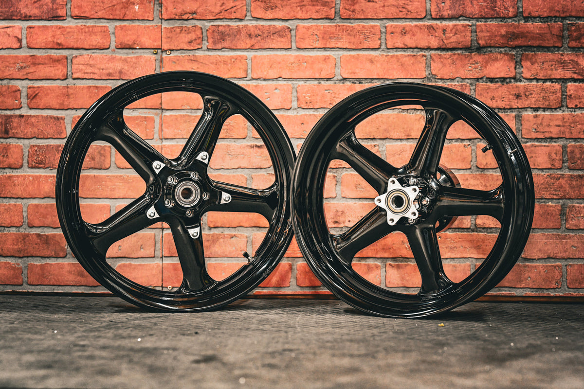 19x3.0" / 18x5.5 BLACK RETRO 12 PAIR (2014-2023 HD TOURING)