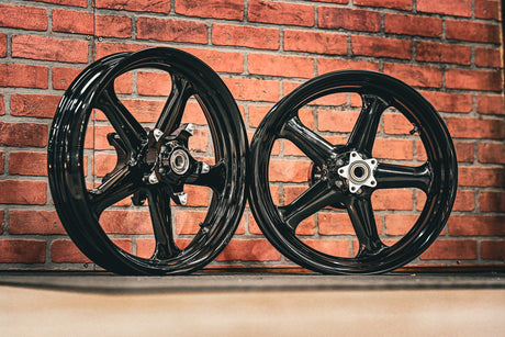 19x3.0" / 18x5.5 BLACK RETRO 12 PAIR (2014-2023 HD TOURING)