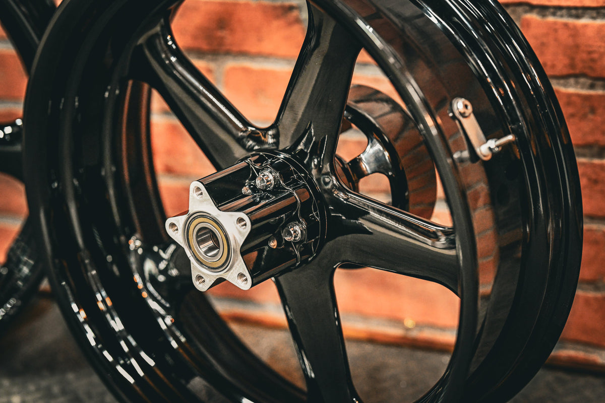 19x3.0" / 18x5.5 BLACK RETRO 12 PAIR (2014-2023 HD TOURING)