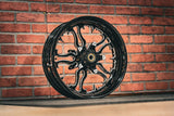 18x5.5" BLACK DOUBLE CUT RING OF FIRE (2014-2023 HD Touring)