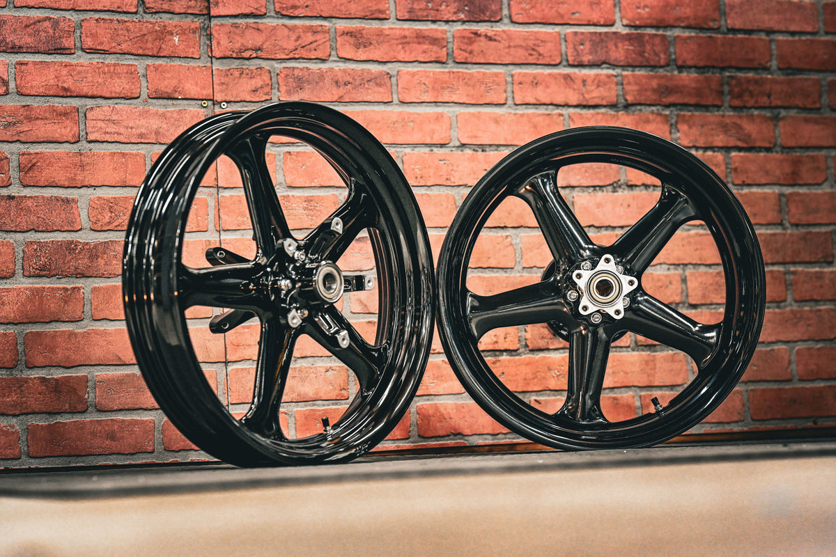 19x3.0" / 18x5.5 BLACK RETRO 12 PAIR (2014-2023 HD TOURING)