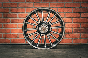 18x5.5" BLACK DOUBLE CUT OG 22 (2009-2023 HD Touring)
