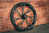 26x3.75" BLACK DOUBLE CUT BLADE RUNNER (2008-2026 HD Touring)