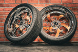 20x7" CHROME TRIBAL TRIKE SET (FOR 2010-2025 HD TRIKES ONLY).
