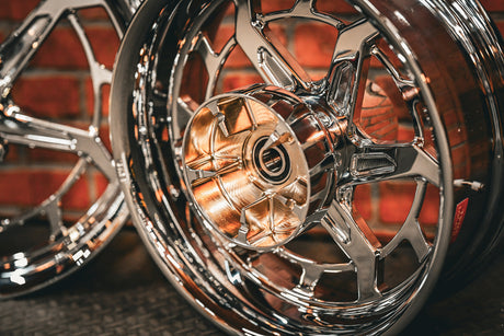19x3.0" / 16x5.5 CHROME PS 9 PAIR (2014-2023 HD TOURING)