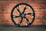 21X3.25" BLACK DOUBLE CUT DRTY HKR (2024+ HD TOURING)
