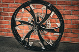 26x3.75" BLACK DOUBLE CUT DRTY HKR (2008-2026 HD Touring)