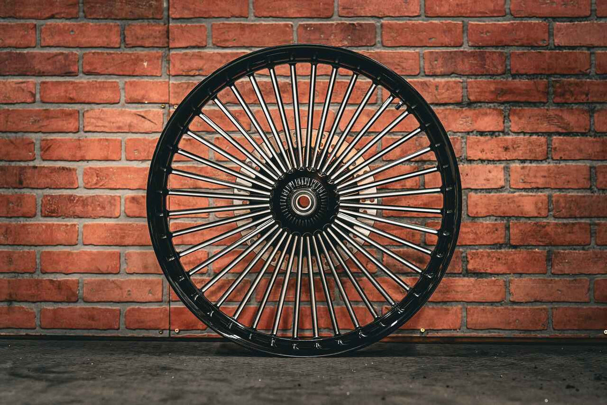 26x3.75" BLACK DOUBLE CUT BIG FATTY (2008-2026 HD Touring)