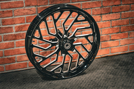 23x3.75" BLACK DOUBLE CUT LEGACY (ONE OFF) (2014 - 2023 HD Touring)