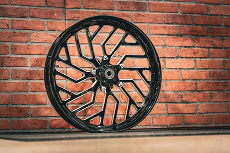 23x3.75" BLACK DOUBLE CUT LEGACY (ONE OFF) (2014 - 2023 HD Touring)
