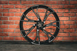 23x5.5" BLACK DOUBLE CUT BLADERUNNER  (2014-2023 HD TOURING)