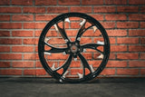 21X3.25" BLACK DOUBLE CUT DIRTY HKR (2014-2023 HD TOURING)