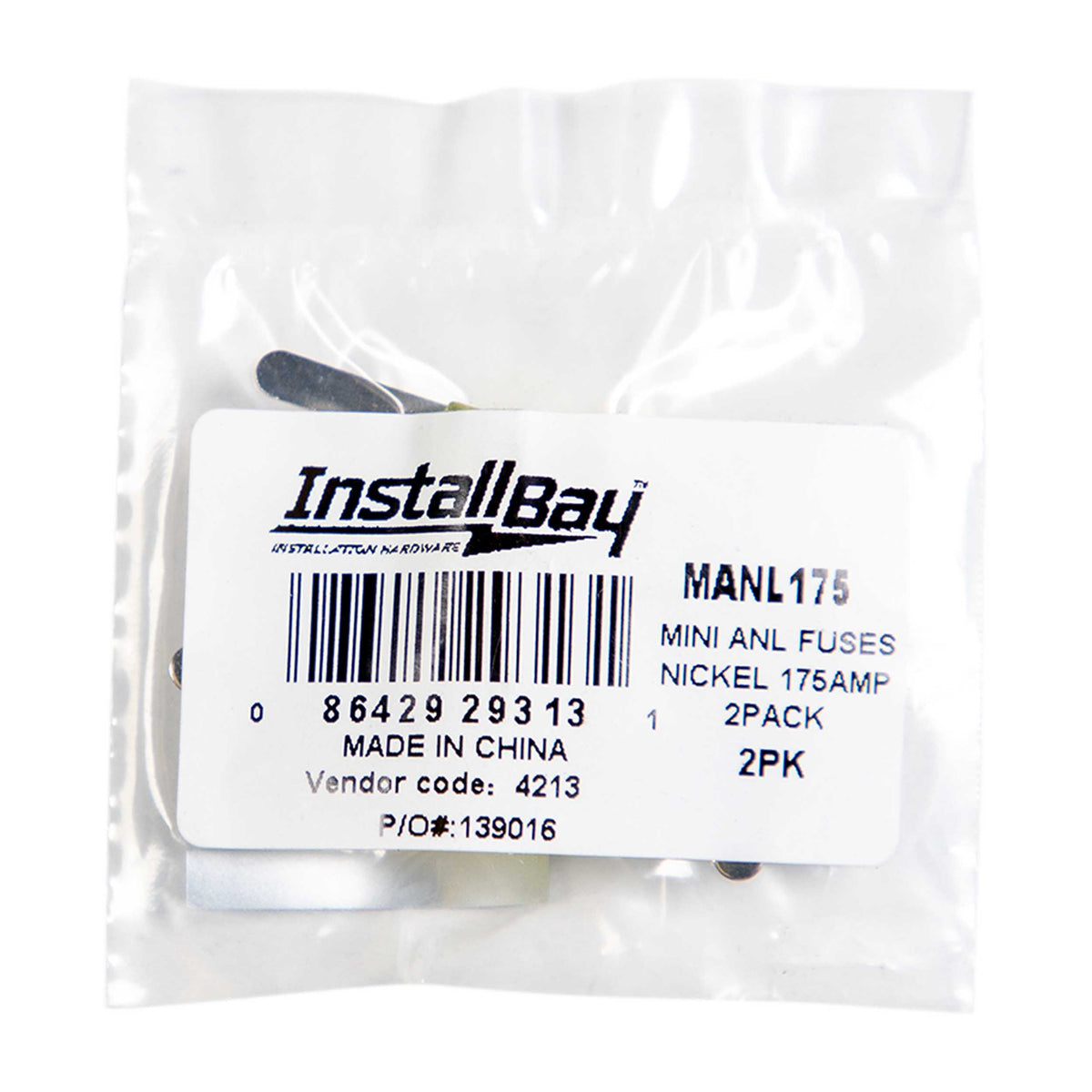 Install Bay Mini ANL 175 AMP Fuse Package of 2 - MANL175