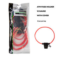 Install Bay ATM Fuse Holder With Cover 12 Gauge  - Package of 10 - ATFH12MC-10