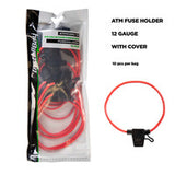 Install Bay ATM Fuse Holder With Cover 12 Gauge  - Package of 10 - ATFH12MC-10