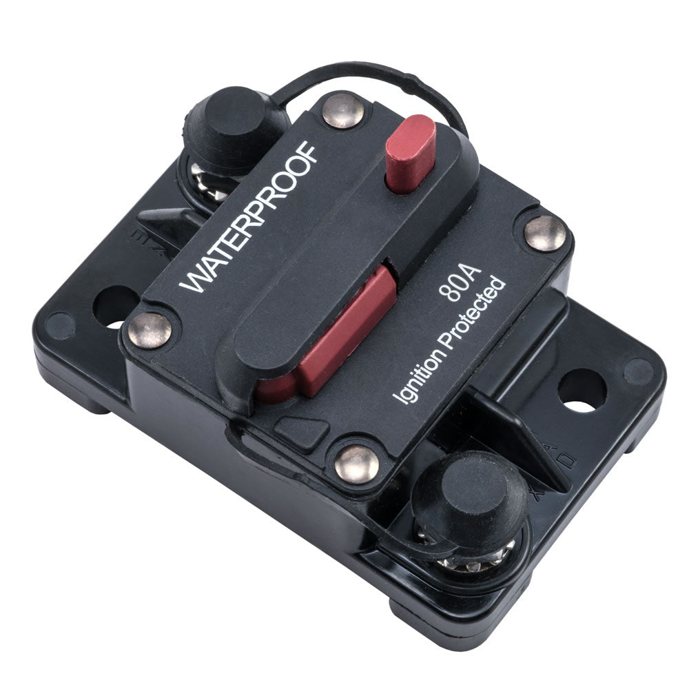 Install Bay Circuit Breaker Manual Reset IP67 Rated - 80  Amp - E-CB80MR