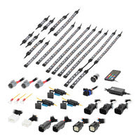 Metra 16-Piece Chasing LED Strip Kit - Harley-Davidson FLH | FLT 1996-2022 (with Tour-Pak) - BC-CHASE-K1
