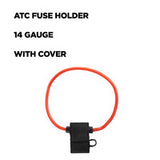 Install Bay ATC Fuse Holder With Cover 14 Gauge - Package of 10 - ATFH14C-10