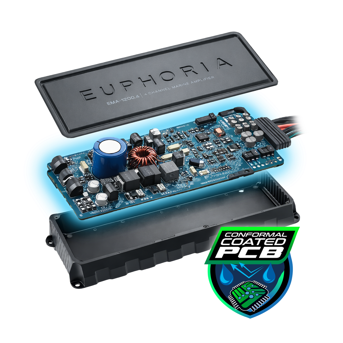 Euphoria EMA-900.6 : Marine 6-channel Class D Amplifier
