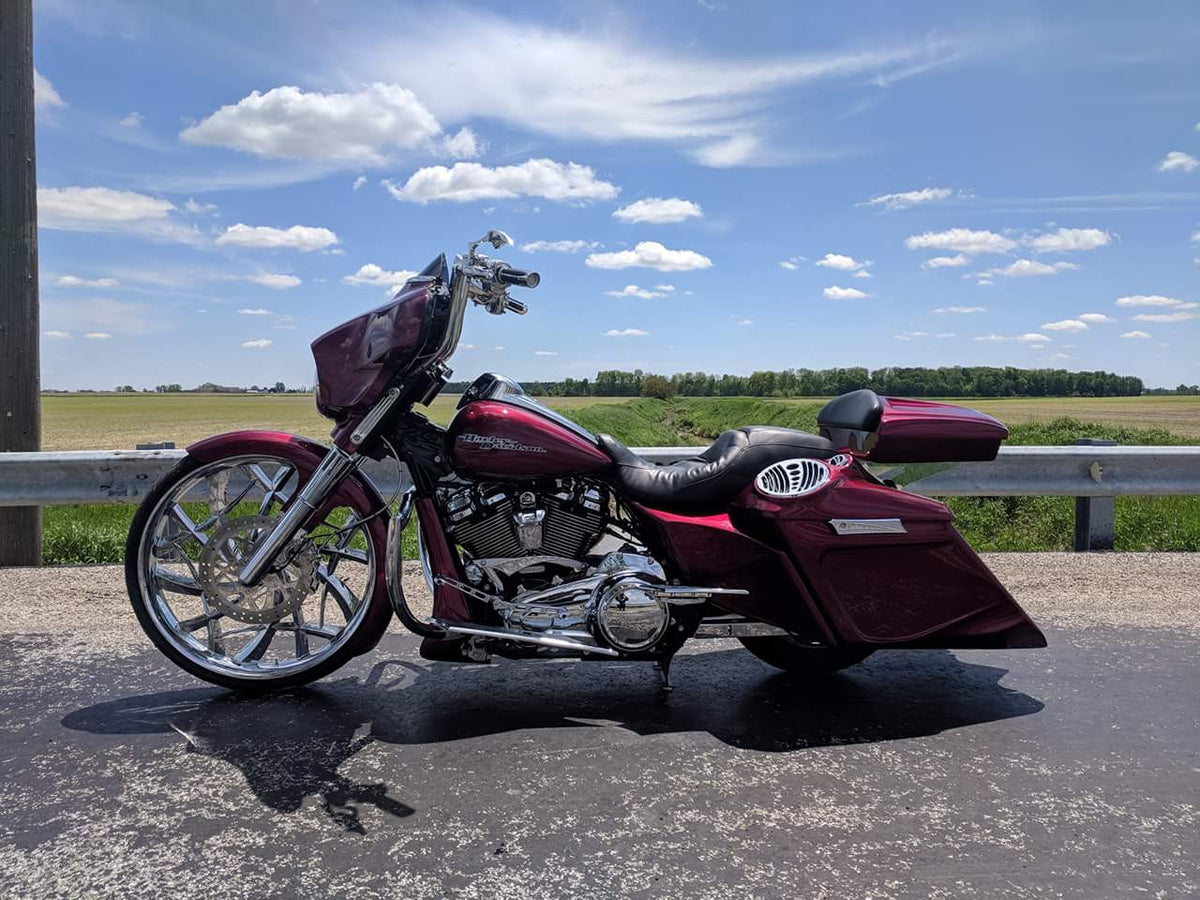 Astro matching rotor on motorcycle wheel