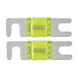 Raptor Mid Series Nickel-Plated Mini ANL Fuses | 100A | 2 Pack - RMANL100