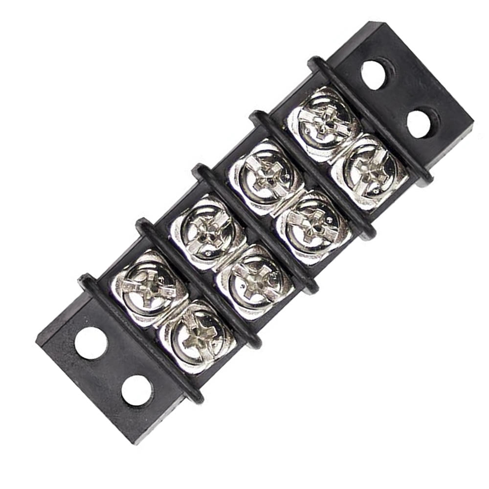 Install Bay Barrier Strip 12-22 GA NO.8 Spade - 4 Position - 10 Pack - IBBS4P
