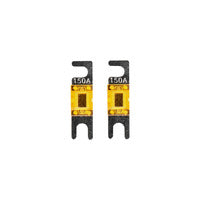 Raptor Mid Series Nickel-Plated Mini ANL Fuses | 150A | 2 Pack - RMANL150