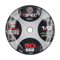 T-Spec V8GT OFC Power Wire | 1/0 AWG | 50 ft. | Red - V8GT10RD-50