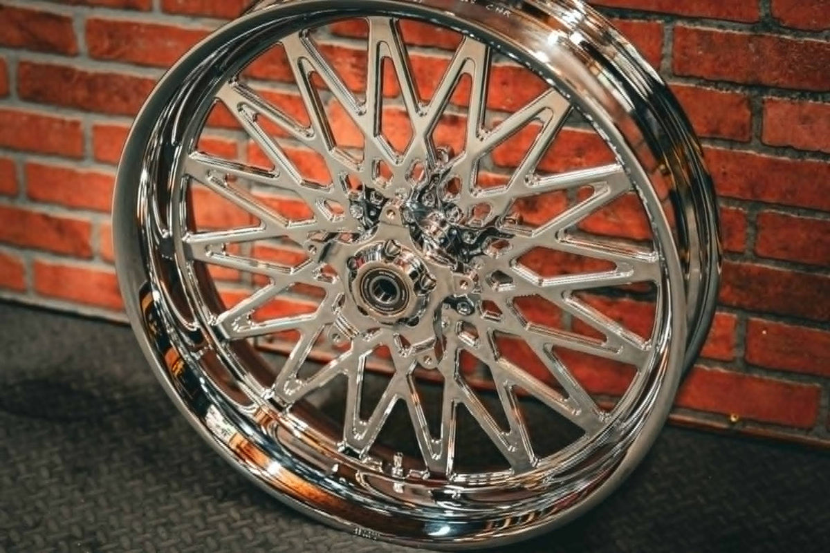 23x5.5" CHROME GASSER  (2014-2023 HD TOURING)