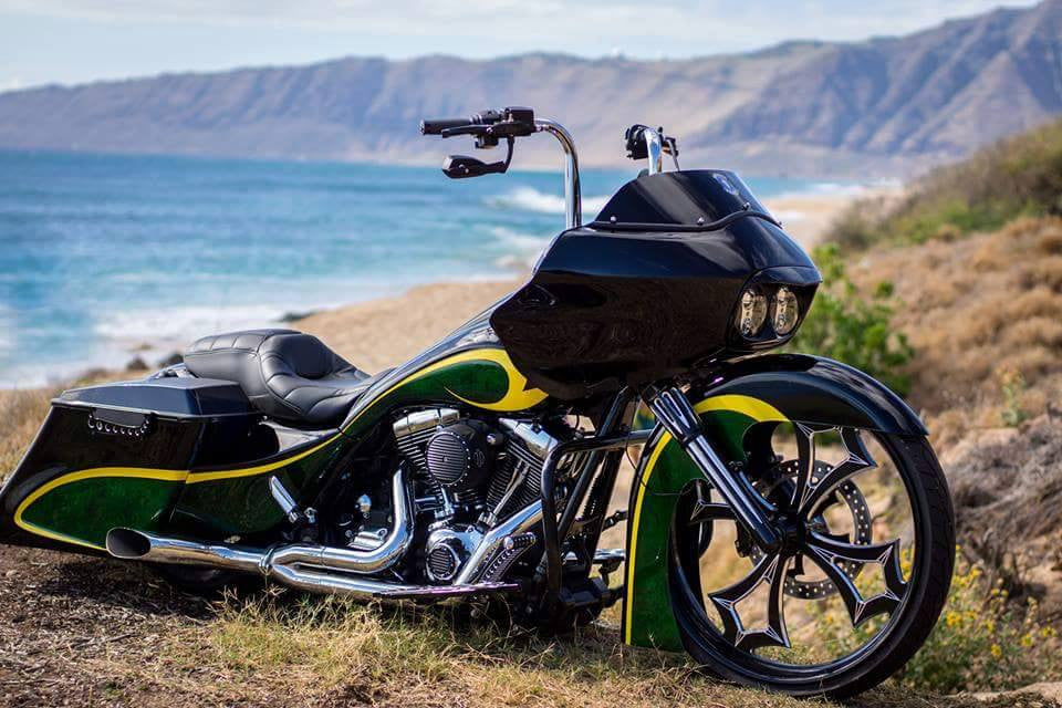 Barbaric Tendencies Harley Softail | Dyna | Sportster Black Double Cut Wheels