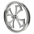 Barbaric Tendencies Bulldog Fat Tire Chrome Wheels