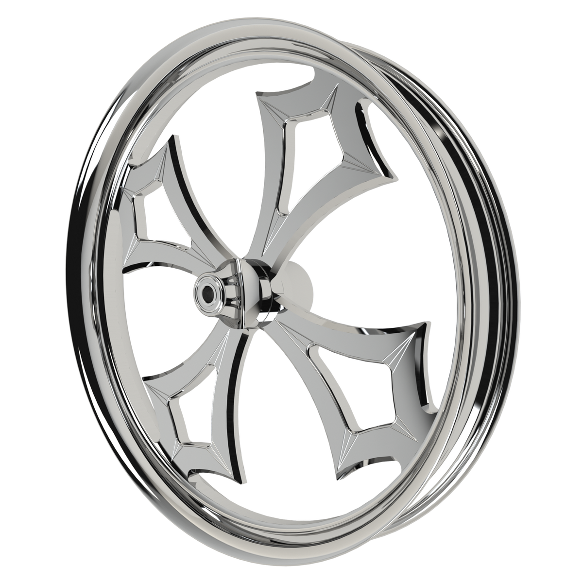 Barbaric Tendencies Harley Touring Chrome Wheels