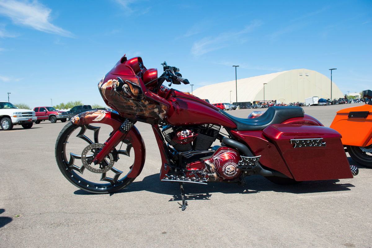Barbaric Tendencies Harley Touring Black Double Cut Wheels