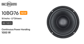 B&C 10BG76 10" woofer