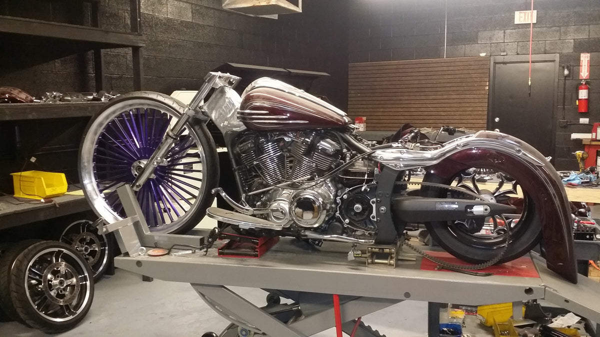 Big Fatty Harley Touring Chrome Wheels