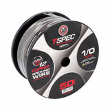 T-Spec V12 OFC Ground Wire | 1/0 AWG | 50 ft. | Black - V12GW-1050