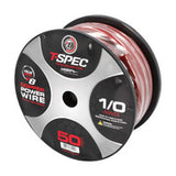 T-Spec V8GT OFC Power Wire | 1/0 AWG | 50 ft. | Red - V8GT10RD-50