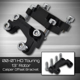 Harley Touring 2000-2007 13" rotor caliper offset bracket