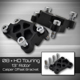 Harley Touring 2008-present 13" rotor caliper offset bracket
