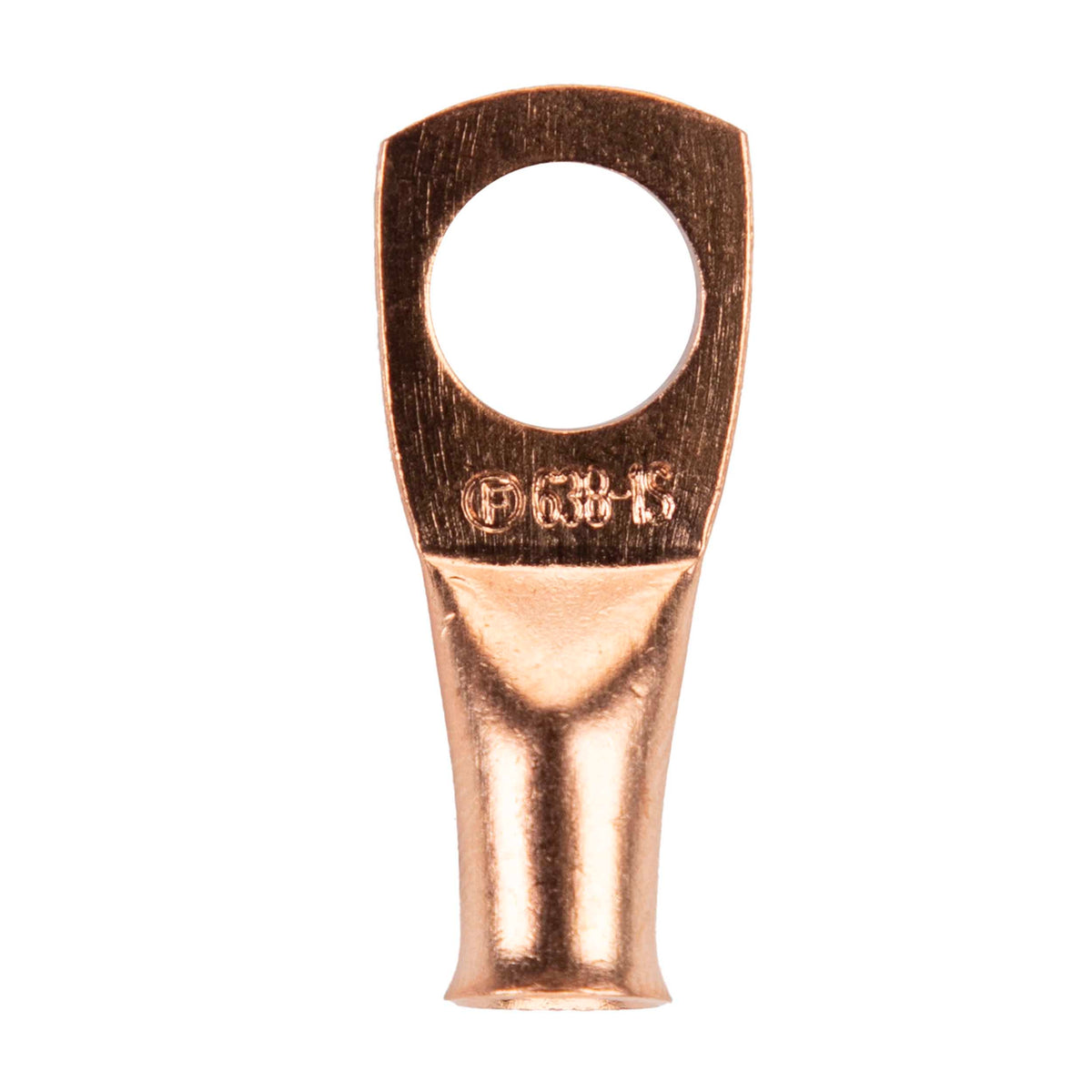 Install Bay Copper Uninsulated Ring Terminal 6 Gauge 3/8 inch - CUR638